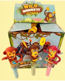 Funriders Играчка с бонбонки Маймунка, Wild Monkeys