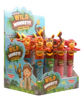 Funriders Играчка с бонбонки Маймунка, Wild Monkeys