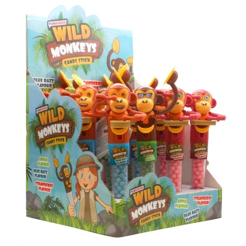 Funriders Играчка с бонбонки Маймунка, Wild Monkeys funriders играчка с бонбонки маймунка, wild monkeys 14