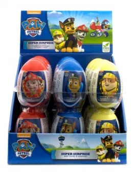 Яйцa с играчки и бонбони Paw Patrol