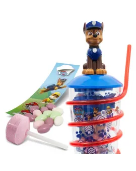 Детска чаша с бонбони и стикери Paw Patrol