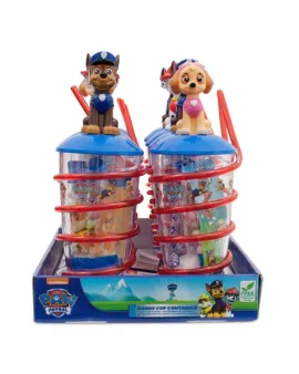 Детска чаша с бонбони и стикери Paw Patrol