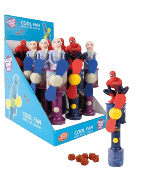 вентилатор с бонбони paw patrol, water spray fan 35