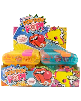 Детски пистолет с изскачаща близалка Pow-Pow-Pop