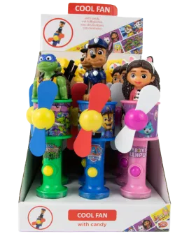Играчка вентилатор с дъвчащи бонбони Disney Mix