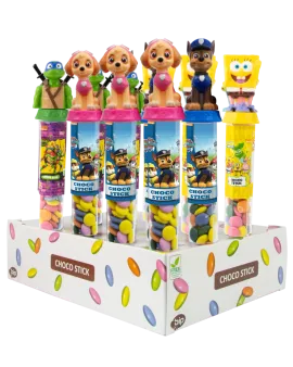 Стик с играчка и шоколадови бонбони, Disney Choco Stick