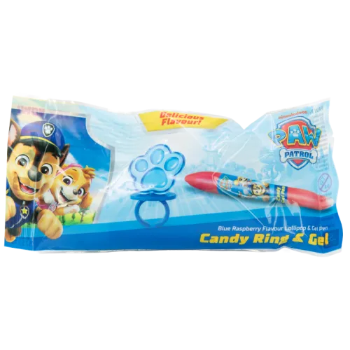 близалка-пръстен лапичка с плодов гел в писалка paw patrol 14