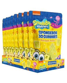 3D Желирани бонбони SpongeBob с вкус на ананас