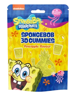 3D Желирани бонбони SpongeBob с вкус на ананас