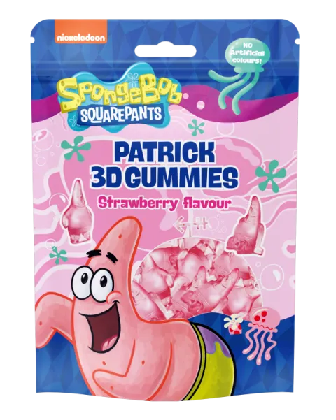 желирани пръчици с плодово желе spongebob, gummy stick n dip 43