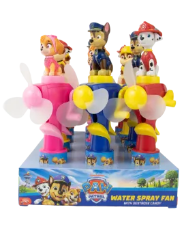 Вентилатор с бонбони Paw Patrol, Water Spray Fan