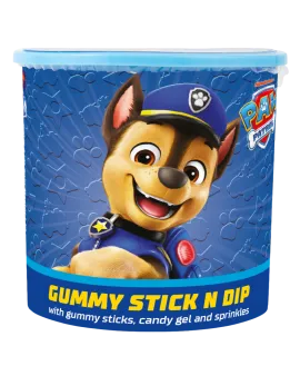Желирани пръчици с плодово желе Paw Patrol, Gummy Stick N Dip