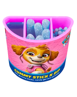 Желирани пръчици с плодово желе Paw Patrol, Gummy Stick N Dip