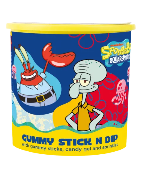 3d желирани бонбони spongebob patrick с вкус на ягода 35