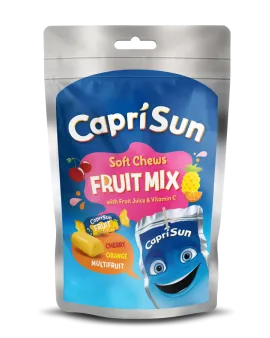 Capri Sun Меки дъвчащи бонбони с плодов вкус Fruit Mix, 147 грама