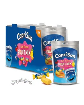 Capri Sun Меки дъвчащи бонбони с плодов вкус Fruit Mix, 147 грама
