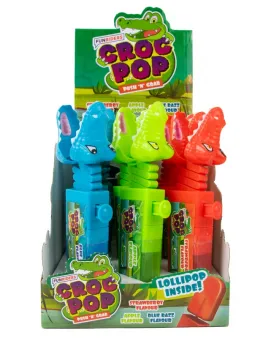 Funriders Играчка с близалка Крокодил, Croc Pop
