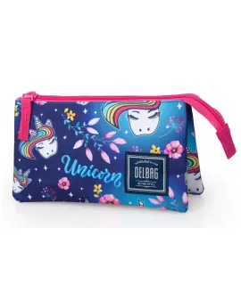 Несесер с цип Delbag Unicorn navy, Еднорог