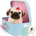 Studio Pets Плюшено куче Мопс с куфарче и паспорт, Снугъл, 23 см studio pets плюшено куче мопс с куфарче и паспорт, снугъл, 23 см 15