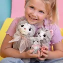 studio pets плюшено британско коте с панделка, бела, 23 см 16