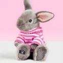 Studio Pets Плюшено зайче с куфарче, паспорт и стикери, Бъни 23 см studio pets плюшено зайче с куфарче, паспорт и стикери, бъни 23 см 18