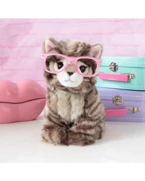 studio pets плюшено коте рагдол с куфарче, паспорт и стикери, мауси 23 см 55