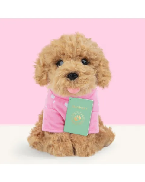 studio pets плюшено куче лабрадудел, драскукла, 23 см 23
