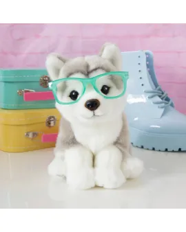 Studio Pets Плюшено куче Хъски с очила, Улфи, 23 см