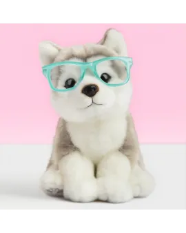 Studio Pets Плюшено куче Хъски с очила, Улфи, 23 см