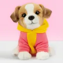 studio pets плюшено куче джак ръсел с куфарче, паспорт и стикери, джаки 23 см 18