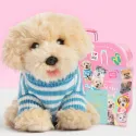Studio Pets Плюшено куче Лабрадудел с куфарче, паспорт и стикери, Драскукла 23 см studio pets плюшено куче лабрадудел с куфарче, паспорт и стикери, драскукла 23 см 15