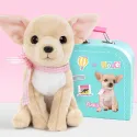 Studio Pets Плюшено куче Чихуахуа с куфарче, паспорт и стикери, Пинки 16 см studio pets плюшено куче чихуахуа с куфарче, паспорт и стикери, пинки 16 см 15