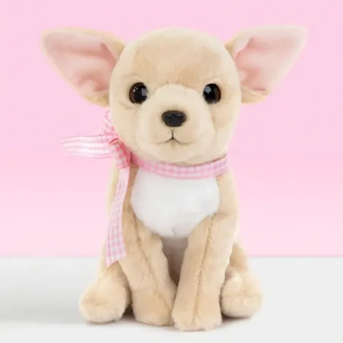Studio Pets Плюшено куче Чихуахуа с панделка, Пинки, 16 см studio pets плюшено куче чихуахуа с панделка, пинки, 16 см 14