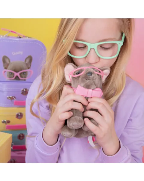 studio pets плюшено куче чихуахуа с панделка, пинки, 16 см 23