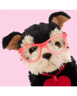 Studio Pets Плюшено куче Йоркширски териер с куфар и паспорт, Ромео, 16 см