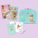 studio pets плюшено коте с куфарче, паспорт и стикери, рей бен, 16 см 20