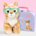 studio pets плюшено коте с куфарче, паспорт и стикери, рей бен, 16 см 16