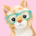 studio pets плюшено коте с очила, рей бен, 16 см 15