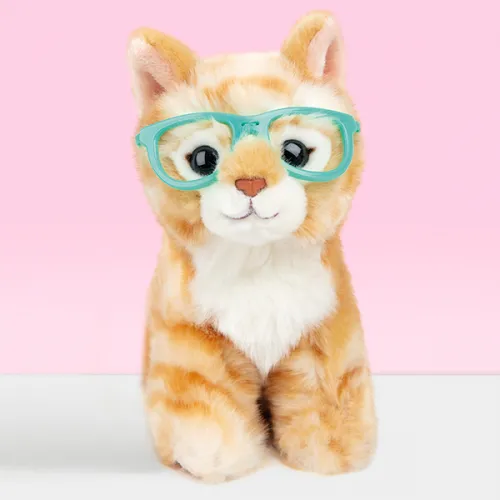 studio pets плюшено коте с очила, рей бен, 16 см 14
