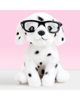 Studio Pets Плюшено куче Далматинец с очила, Спот, 16 см