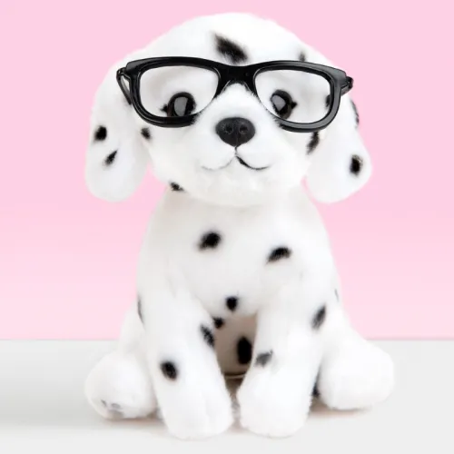 studio pets плюшено куче далматинец с очила, спот, 16 см 14