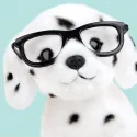 studio pets плюшено куче далматинец с очила, спот, 16 см 15