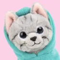 studio pets плюшено коте с дрешка, таби, 16 см 16