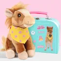 Studio Pets Плюшено конче с куфарче, паспорт и стикери, Мили, 16 см studio pets плюшено конче с куфарче, паспорт и стикери, мили, 16 см 16