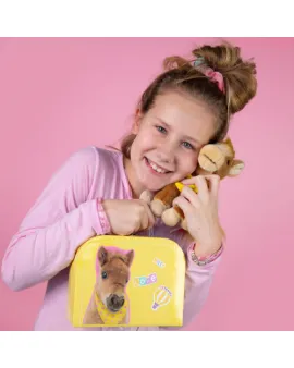 Studio Pets Плюшено конче с кърпа, Мили, 16 см
