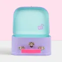 studio pets куфарче с паспорт за плюшени играчки 16 см, лилав 17