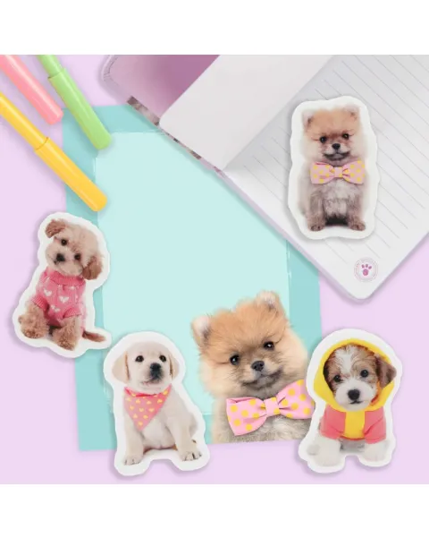 studio pets книжка за оцветяване със стикери, кучето ади 60