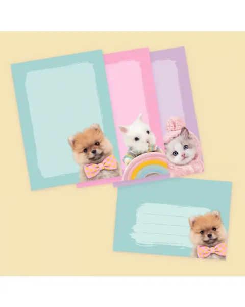 studio pets книжка за оцветяване със стикери, кученце 69