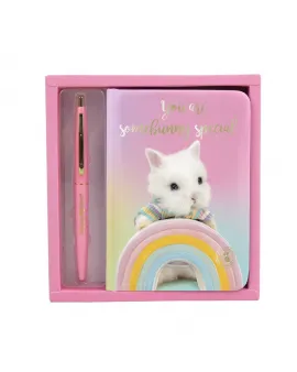 Studio Pets Комплект тефтерче с химикалка в кутия, Зайчето BunBun