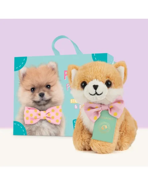 studio pets плюшено коте в куфарче, томи, 8 см 37